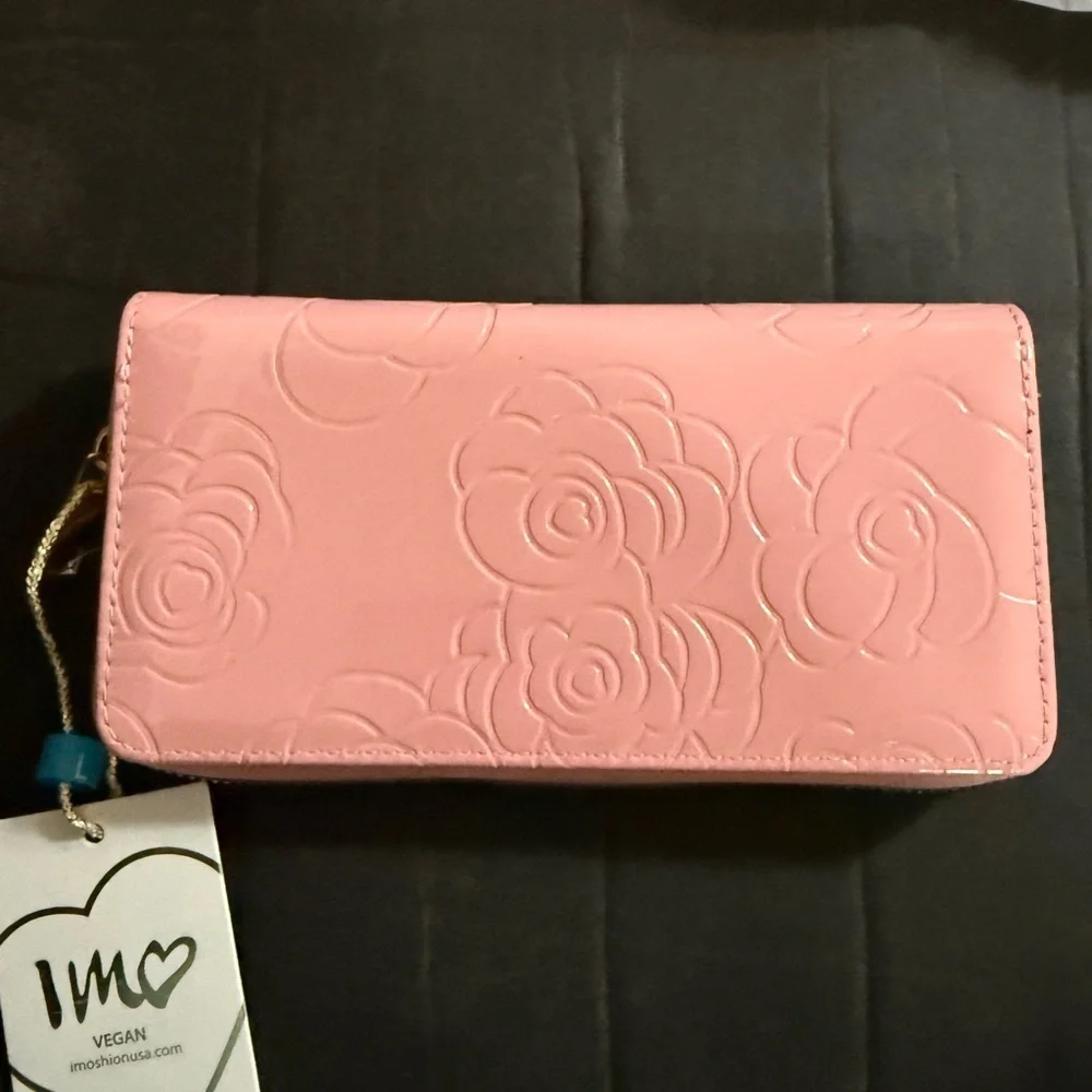 Imoshion Floral Pink Vegan Wallet